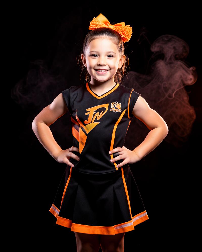 Young Tiger Cubs cheer athlete