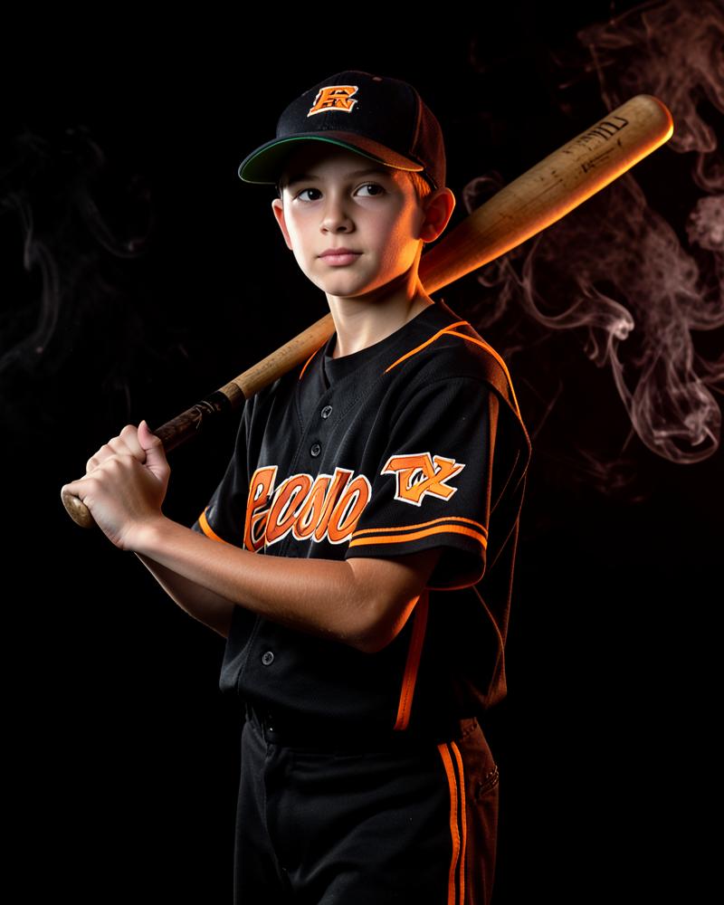 Young Tiger Cubs baseball athlete
